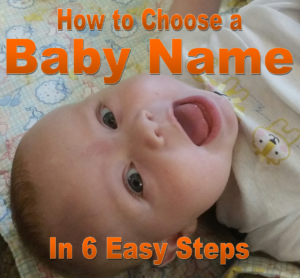 How to Choose A Baby Name